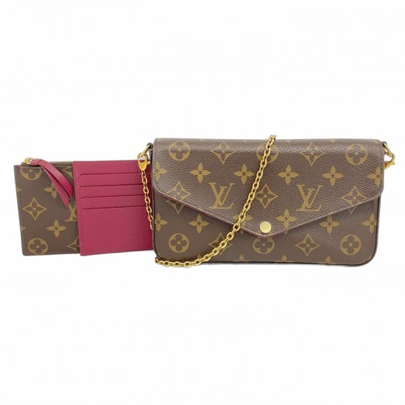 LOUIS VUITTON Brown Monogram Pouch - Picture 1 of 14
